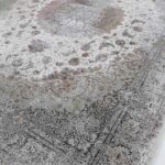 وینتیج مارسی نقره ای فرش 1200 شانه تراکم 3600 برجسته