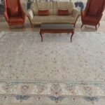 ارغوان نقره ای فرش 1200 شانه تراکم 3600 برجسته