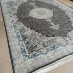 طرح ازمیر دودی فرش 1200 شانه تراکم 3600 برجسته