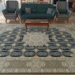 طرح خشتی دودی فرش 1200 شانه تراکم 3600 برجسته