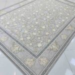 طرح زر گل ترمه ای فرش 1200 شانه تراکم 3600 برجسته