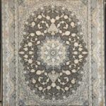 طرح زرین مهر دودی فرش 1200 شانه تراکم 3600 برجسته