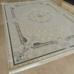 طرح طناز نقره ای فرش 1200 شانه تراکم 3600 برجسته