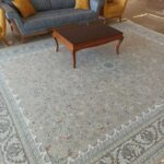 طرح ویکتوریا نقره ای فرش 1200 شانه تراکم 3600 برجسته