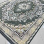 طرح پرند دودی فرش 1200 شانه تراکم 3600 برجسته