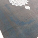 وینتیج ونوس ذغالی آبی فرش 1200 شانه تراکم 3600 برجسته