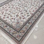 فرش گیلدا کرم 700 شانه تراکم 2550 ساده هشت رنگ