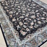 طرح آرمیتا سرمه ای فرش 700 شانه تراکم 2550 ساده هشت رنگ