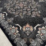 فرش آرتیمیس دودی 700 شانه تراکم 2550 ساده هشت رنگ