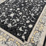 طرح افشان ترنم سرمه ای فرش 700 شانه تراکم 2550 ساده هشت رنگ