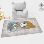 فرش اتاق کودک کد 118 شانه 400 تراکم 1800 تمام آکریلیک آنتی استاتیک و ضد حساسیت