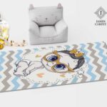 فرش اتاق کودک کد 119 شانه 400 تراکم 1800 تمام آکریلیک آنتی استاتیک و ضد حساسیت