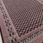 فرش طرح ترکمن 700 شانه تراکم 2550 ساده هشت رنگ