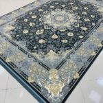 فرش شاهسون دودی 700 شانه تراکم 2550 ساده ده رنگ