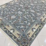 فرش افشان نورا طوسی 700 شانه تراکم 2550 ساده ده رنگ