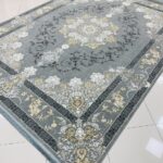 فرش وینتیج 7004 طوسی 700 شانه تراکم 2550 ساده ده رنگ