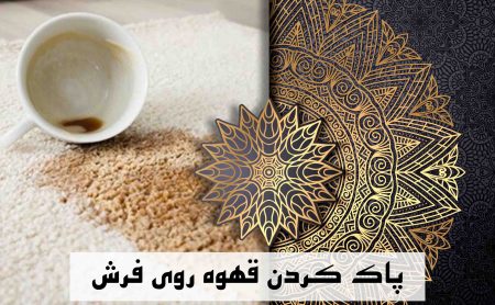 Removing dried coffee stains from the carpet