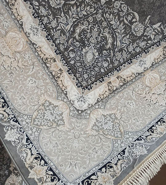 طرح هما دودی نه رنگ فرش 1200 شانه تراکم 3600 برجسته