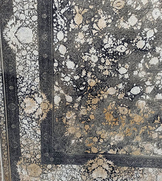 طرح وینتیج کد 10 نه رنگ فرش 1200 شانه تراکم 3600 برجسته