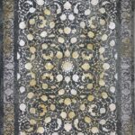 Carpet 1200 comb density 3600 embossed with smoky pattern of ten colors