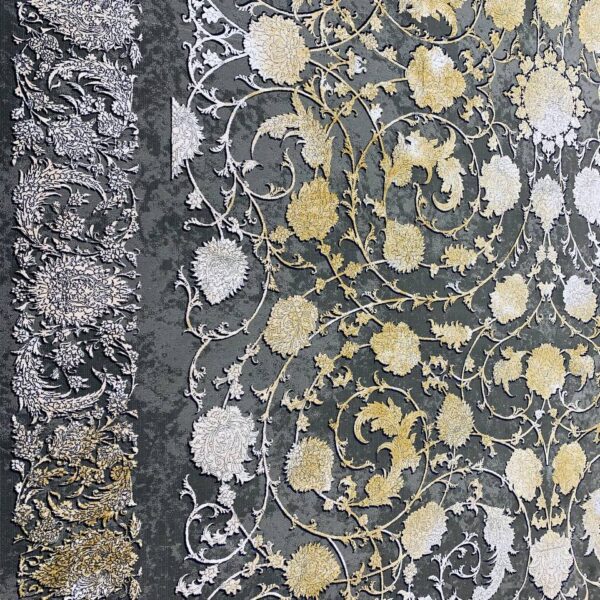 Carpet 1200 comb density 3600 embossed with smoky pattern of ten colors