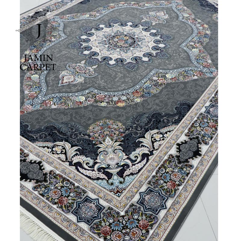 Carpet 700 combs, density 2550, simple, smoky Karina design, ten colors