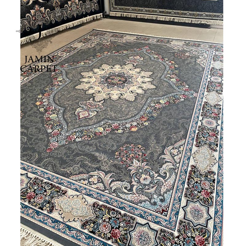 Carpet 700 comb density 2550 simple, smoky Karina design, nine colors