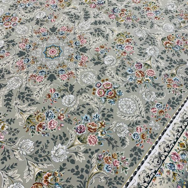 Carpet 1200 comb density 3600 with ten color terlan design