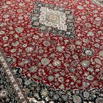 Carpet, 700 comb density, 2550, simple Kashan lacquer design, nine colors