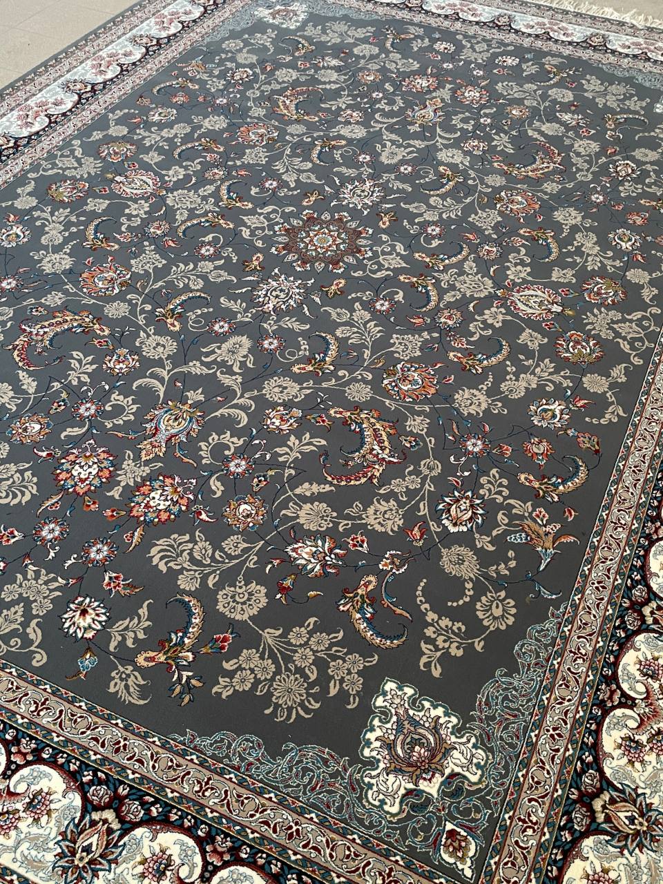 Carpet, 700 comb density, 2550, simple, smoky indigo design, nine colors