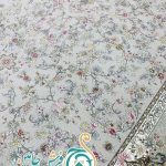 فرش 1700 شانه تراکم 5100 بدون برجستگی طرح ترنج سیلور ده رنگ