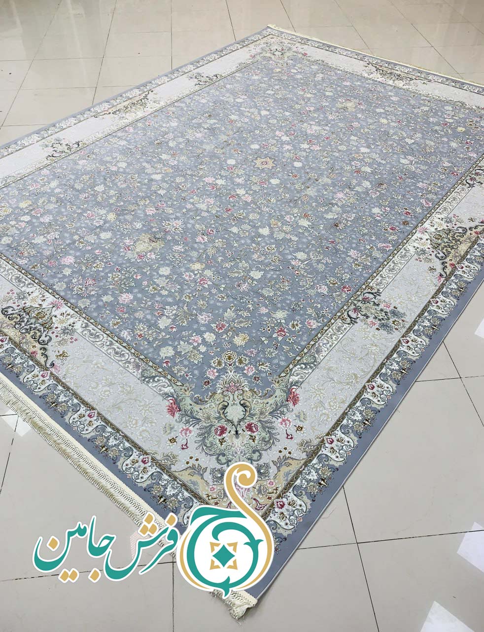 فرش 1700 شانه تراکم 5100 بدون برجستگی طرح گلسا دلفینی ده رنگ