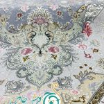 فرش 1700 شانه تراکم 5100 بدون برجستگی طرح گلسا دلفینی ده رنگ