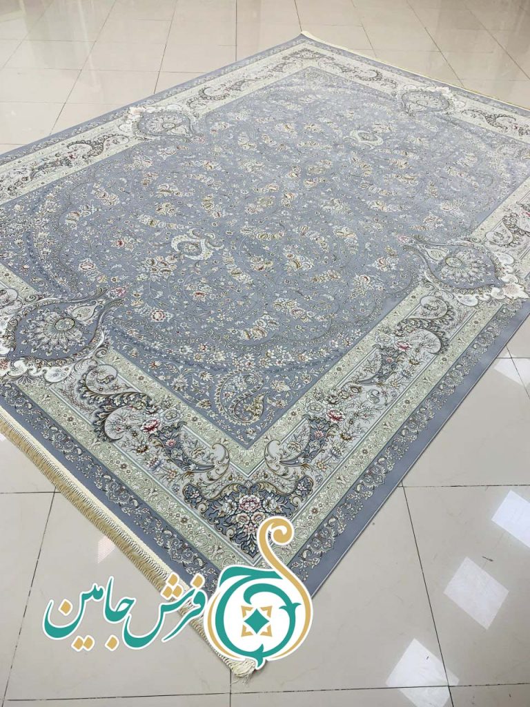 فرش 1700 شانه تراکم 5100 بدون برجستگی طرح سما دلفینی ده رنگ
