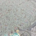 فرش 1700 شانه تراکم 5100 بدون برجستگی طرح سما سبز ده رنگ