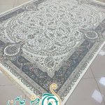فرش 1700 شانه تراکم 5100 بدون برجستگی طرح سما کرم ده رنگ
