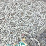 فرش 1700 شانه تراکم 5100 بدون برجستگی طرح سما کرم ده رنگ