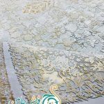 فرش 1700 شانه تراکم 5100 بدون برجستگی طرح دیانا دلفینی ده رنگ