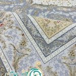فرش 1700 شانه تراکم 5100 بدون برجستگی طرح گلبهار دلفینی ده رنگ