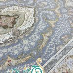 فرش 1700 شانه تراکم 5100 بدون برجستگی طرح گلبهار دلفینی ده رنگ