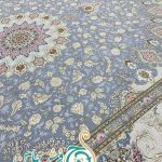فرش 1700 شانه تراکم 5100 بدون برجستگی طرح ترنج دلفینی ده رنگ