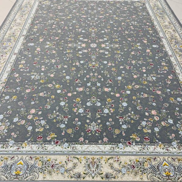 فرش ارغوان طوسی