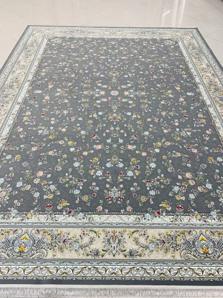 فرش ارغوان طوسی
