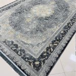 فرش ماشینی ۱۲۰۰ شانه برکه دودی تراکم 3600 ساده سنگین وزن